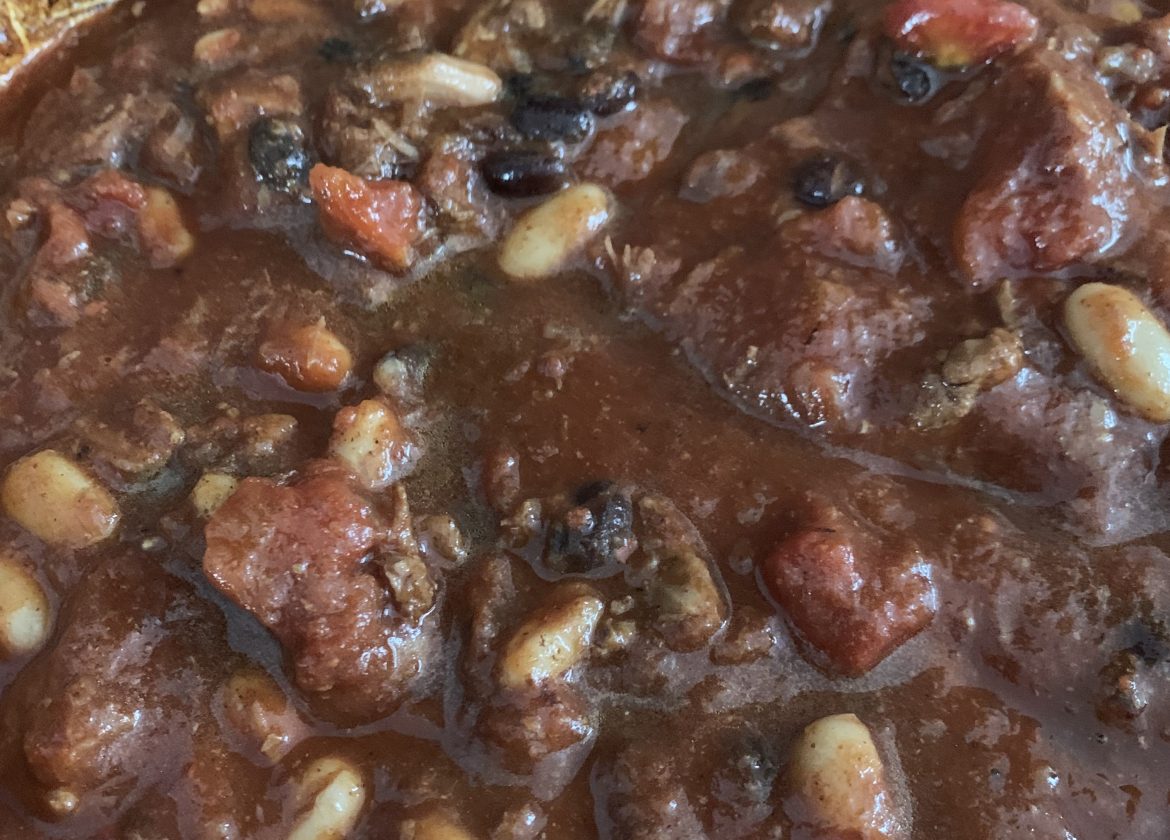 Chili de porc braisé